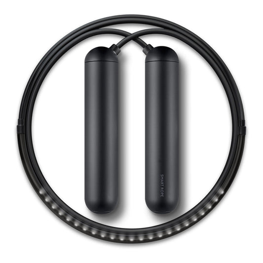 LED Jump Rope - Bluetooth Connectivity - Includes App - Black or Chrome-Gadget Palace